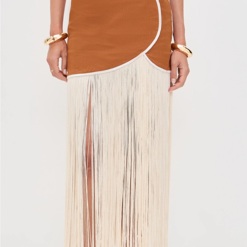 Azulu Fringe Skirt
